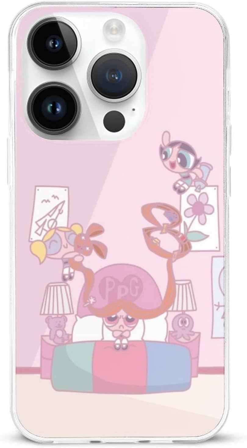 Amazon.co.jp: パワーパフガールズ IPhone 15 Pro ケース最新しい軽量